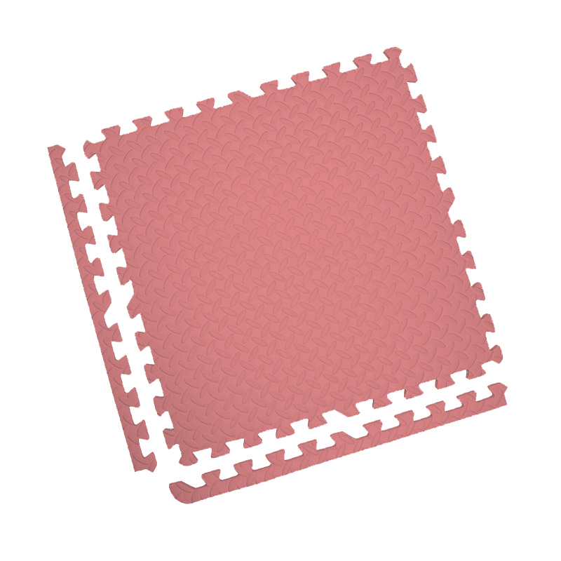 Palmeta tatami protector de pisos de goma eva de alta densidad en color rosado